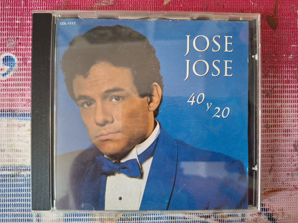 JOSE JOSE 40 Y 20 CD ORIGINAL USADO EN BUENAS CONDICIONES [NACIONAL]
