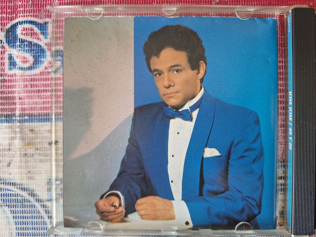 JOSE JOSE 40 Y 20 CD ORIGINAL USADO EN BUENAS CONDICIONES [NACIONAL]