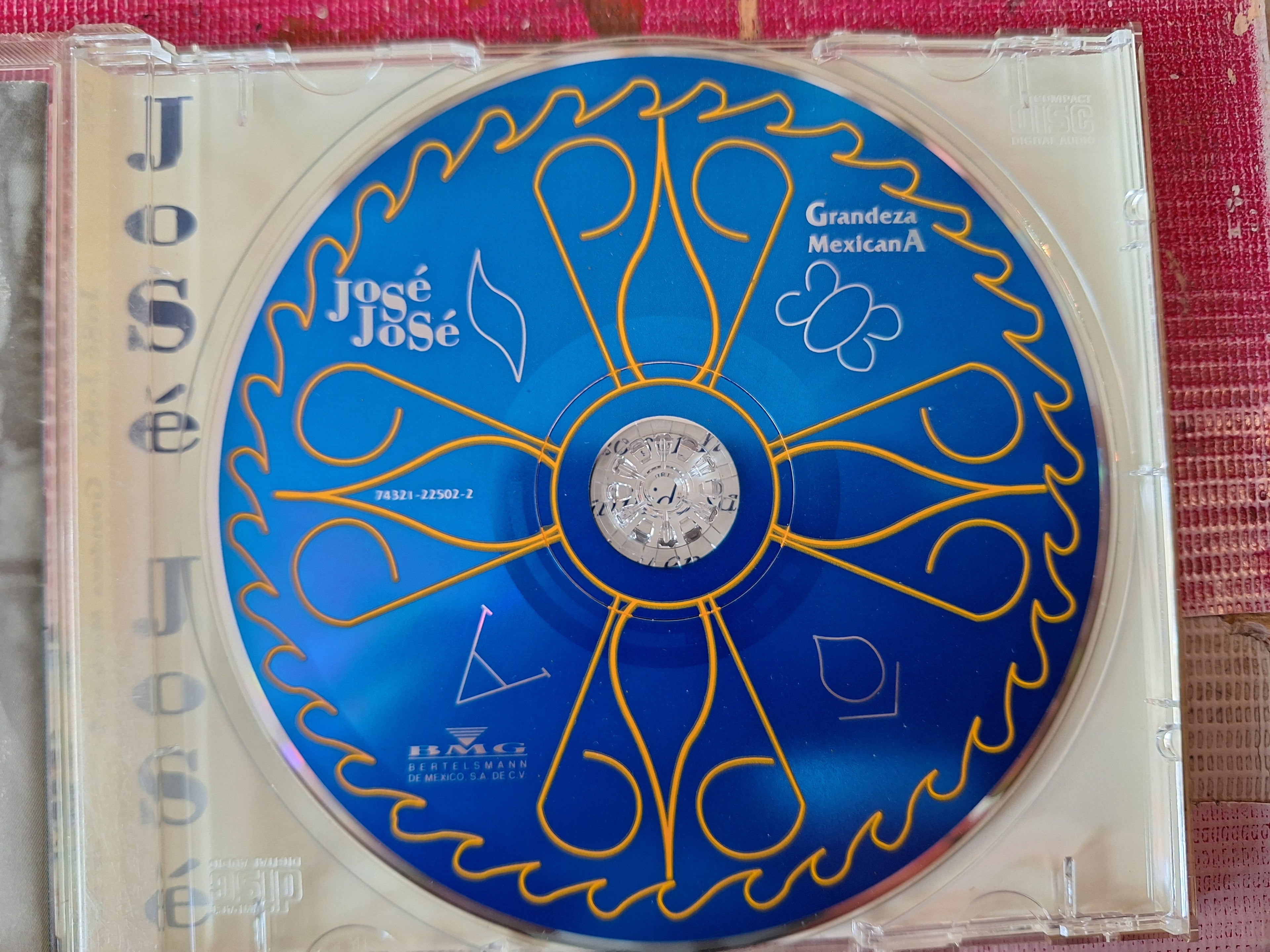 JOSE JOSE GRANDEZA MEXICANA CD ORIGINAL USADO EN BUENAS CONDICIONES [NACIONAL]