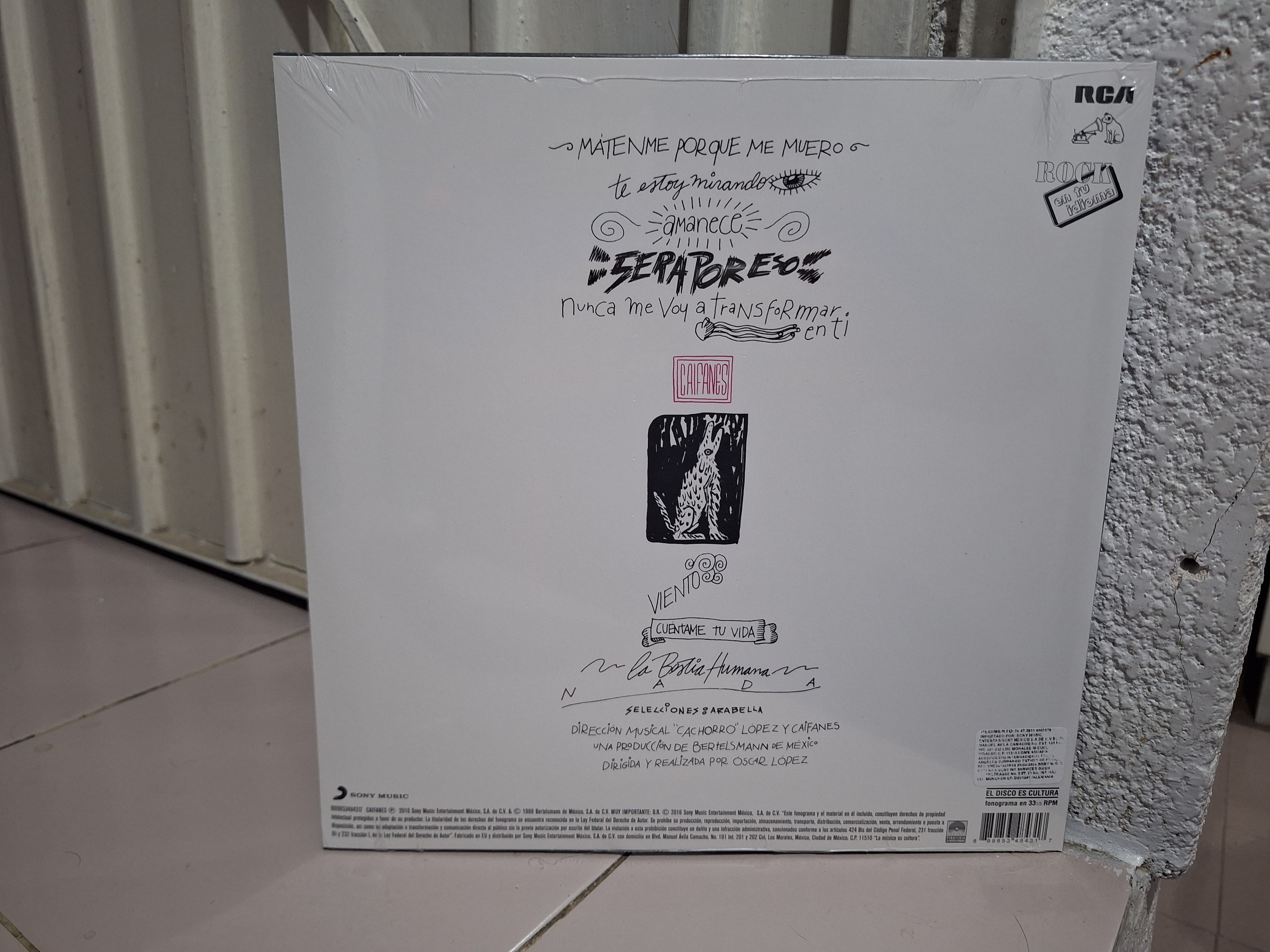 CAIFANES MATENME PORQUE ME MUERO VINYL LP NUEVO ORIGINAL SELLADO [REEDICION]