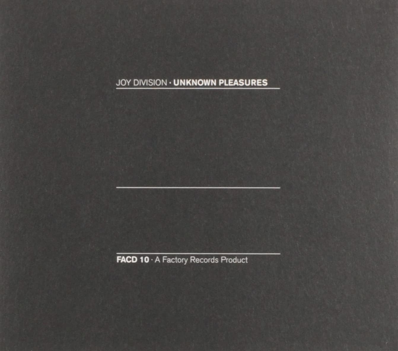 CD JOY DIVISION~UNKNOWN PLEASURES