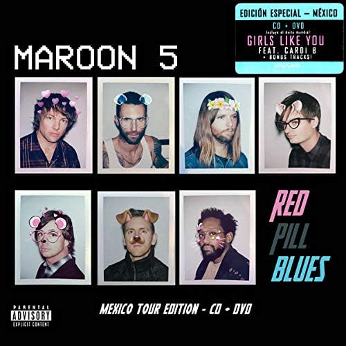 CD+ MAROON 5 / RED PILL BLUES (MEXICO)+