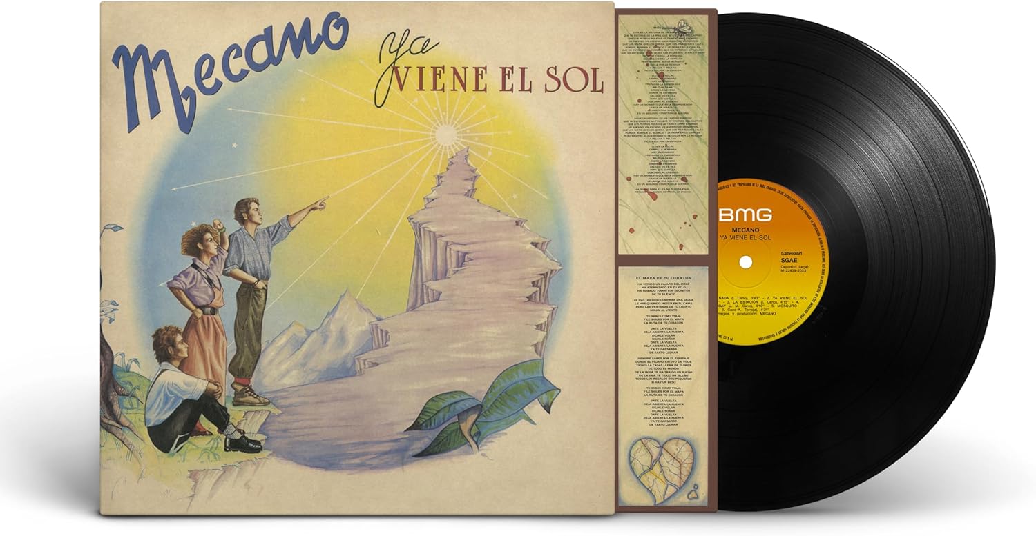 LP MECANO / YA VIENE EL SOL VINYL NUEVO ORIGINAL SELLADO [REEDICION]