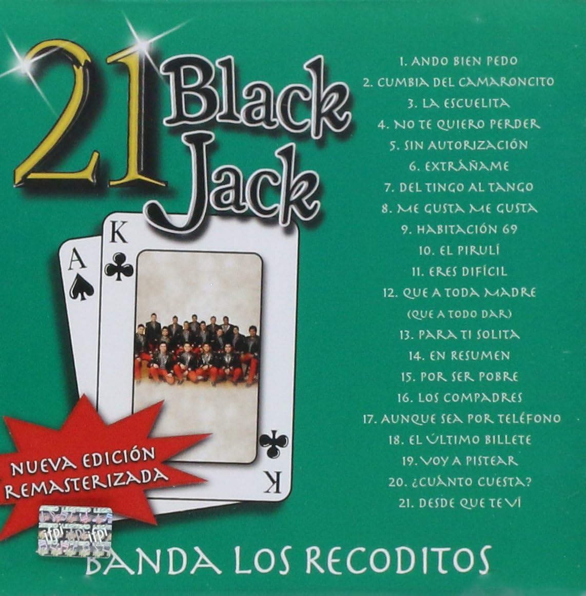 CD 21 BLACK JACK/BANDA LOS RECODITOS