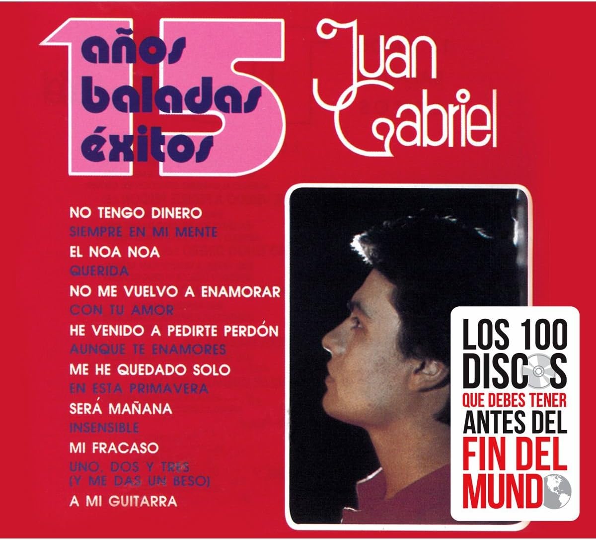 CD JUAN GABRIEL/15 AÑOS BALADAS