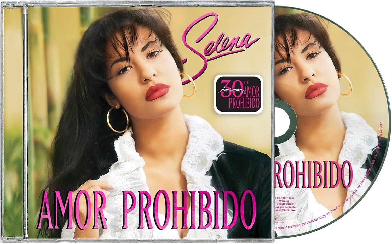 CD SELENA / AMOR PROHIBIDO