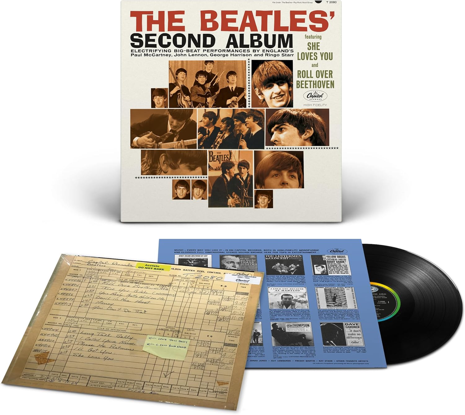 LP THE BEATLES SECOND ALBUM VINYL NUEVO ORIGINAL SELLADO