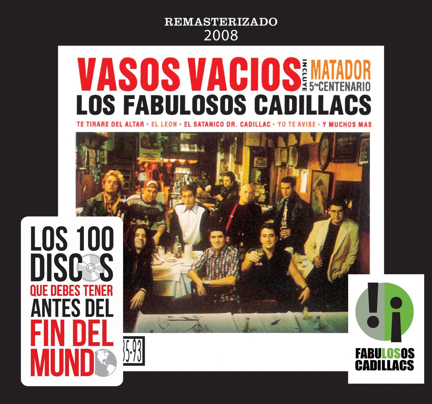 CD FABULOSOS CADILLACS/VASOS VACIOS
