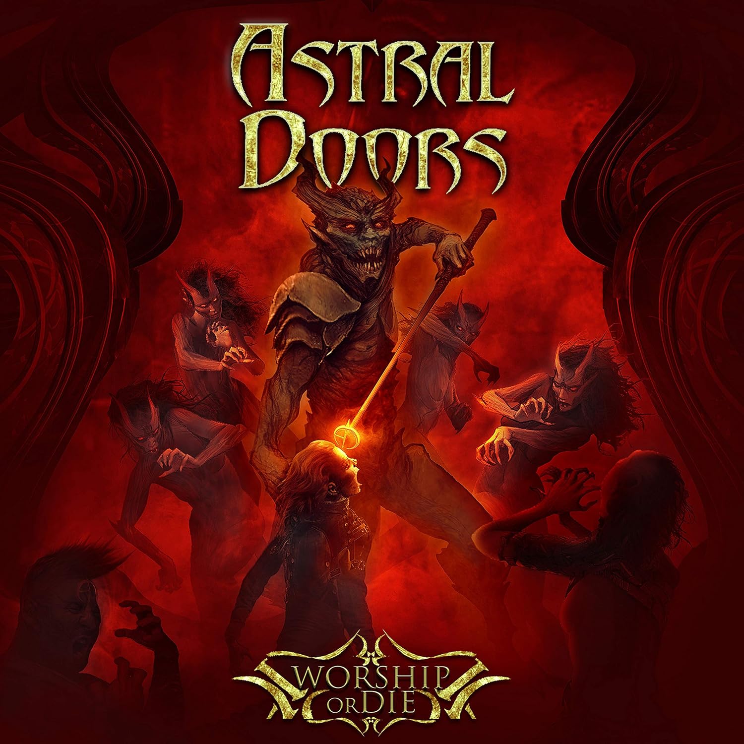 CD ASTRAL  DOORS /  WORSHIP  OR DIE