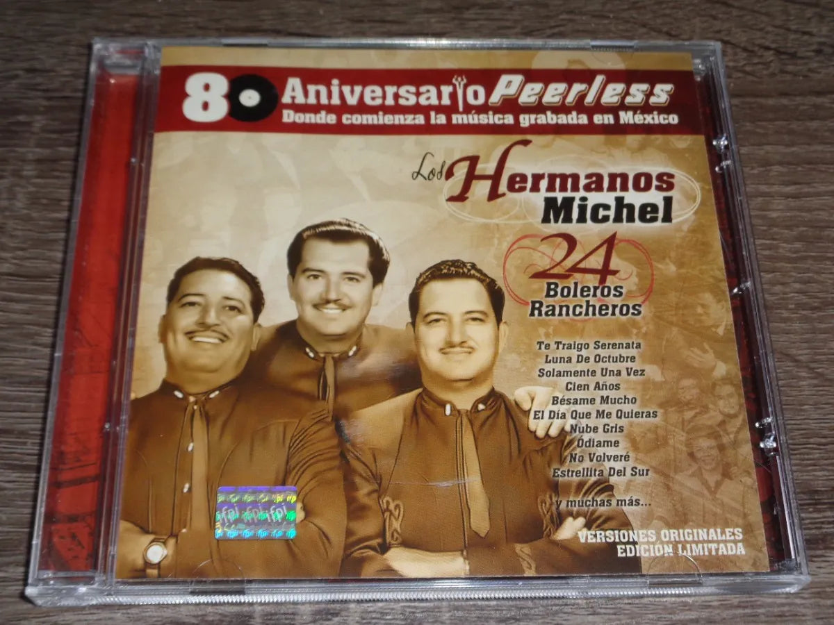CD 80 ANIVERARIO/HNOS MICHAEL 24 BOLEROS