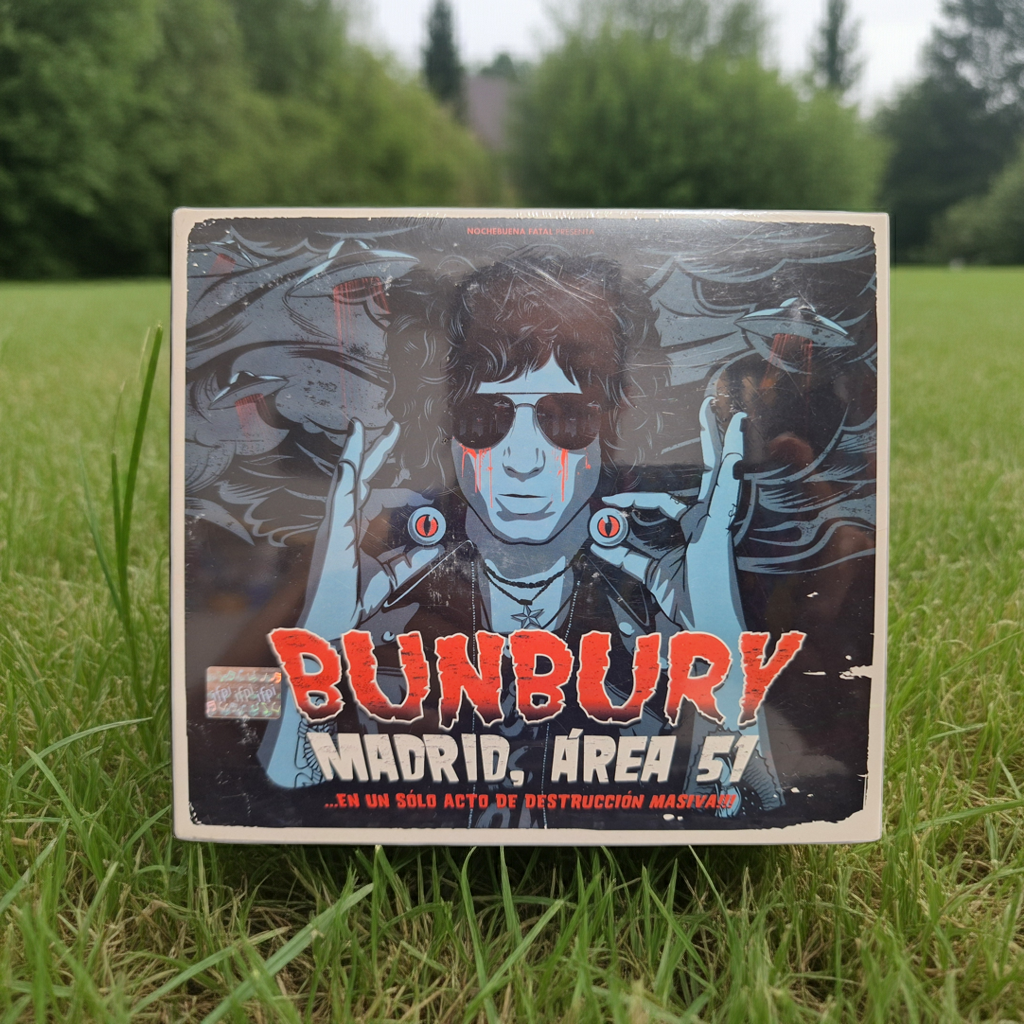 BUNBURY MADRID AREA 51 2CD + 2DVD NUEVO ORIGINAL SELLADO [NACIONAL] [DIGIPACK]