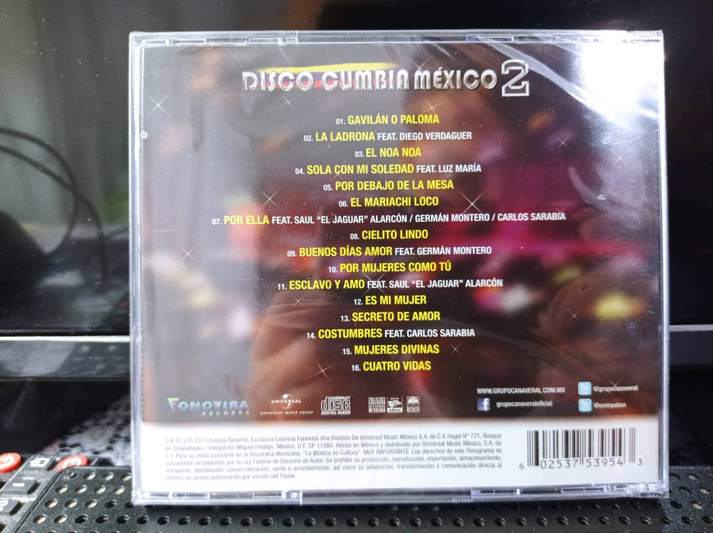 GRUPO CAÑAVERAL DISCO CUMBIA MEXICO 2 CD DVD ORIGINAL NUEVO SELLADO [NACIONAL]