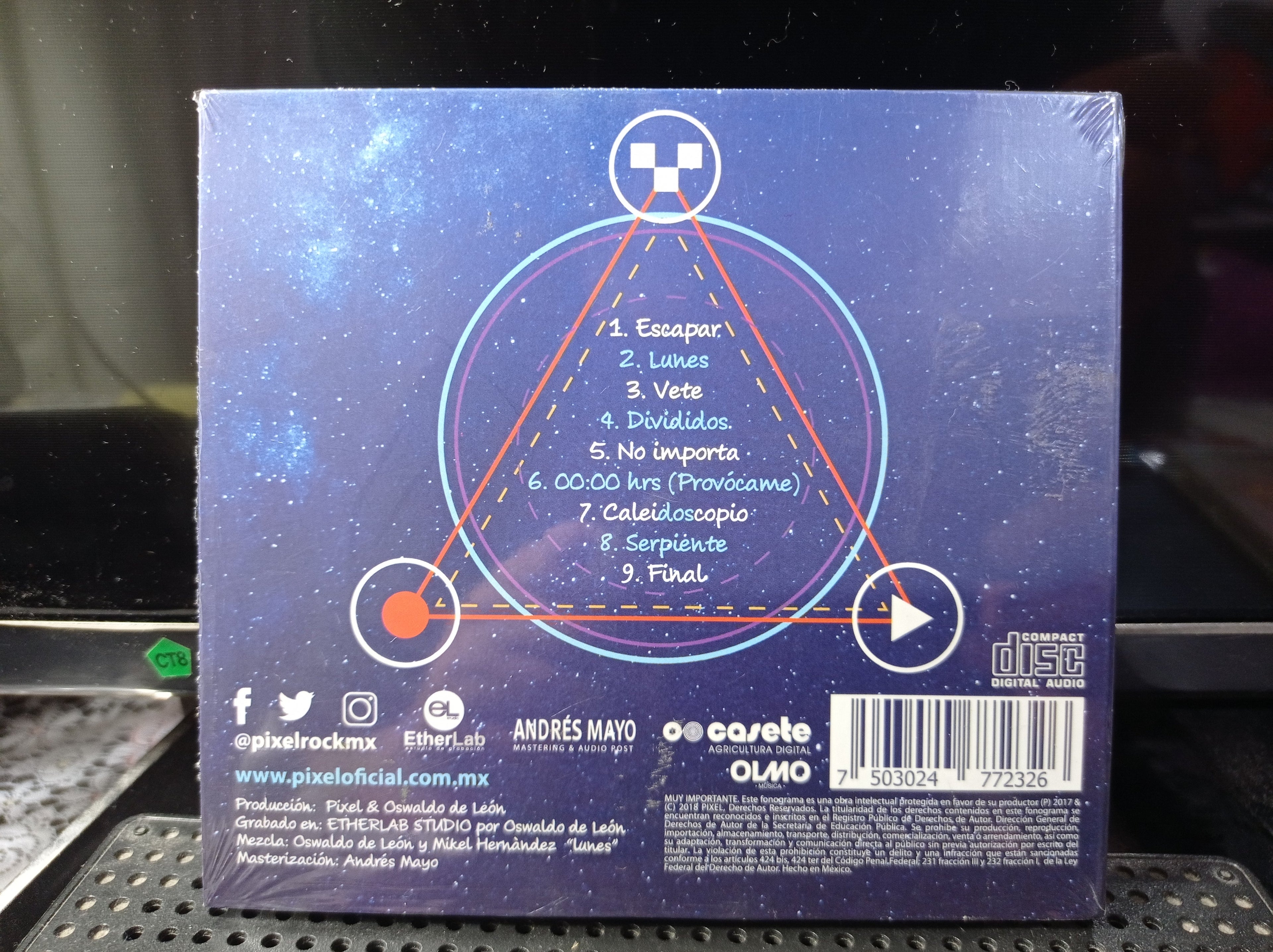 PIXEL CALEIDOSCOPIO CD ORIGINAL NUEVO SELLADO [NACIONAL] [DIGIPACK]