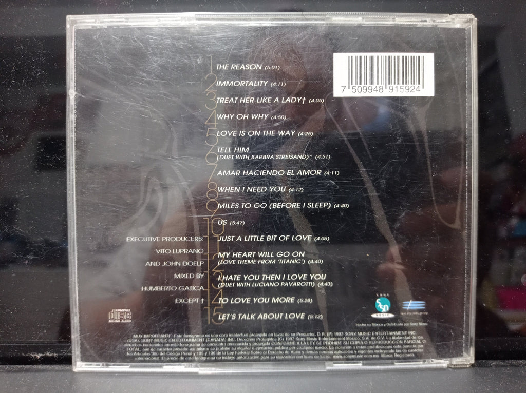 CELINE DION LET'S TALK ABOUT LOVE CD USADO EN BUEN ESTADO [NACIONAL]