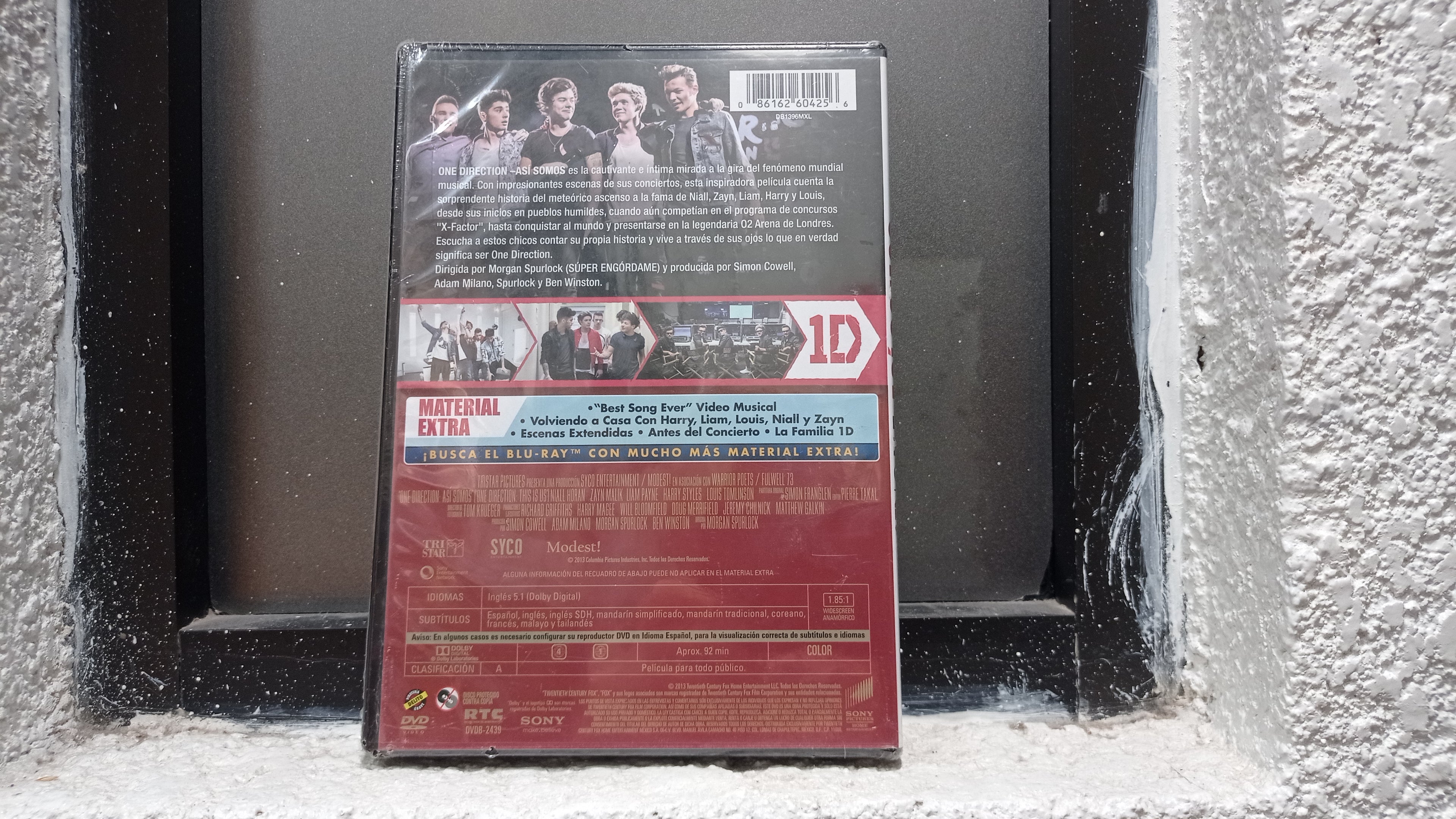 ONE DIRECTION ASI SOMOS DVD ORIGINAL NUEVO SELLADO [NACIONAL]