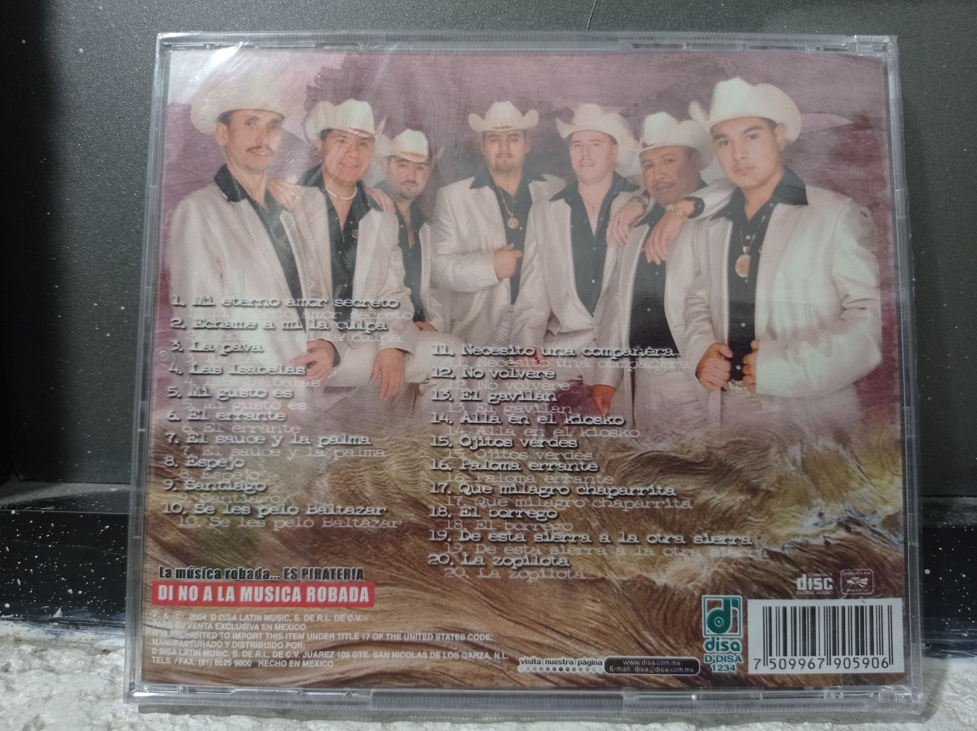 K-PAZ DE LA SIERRA 20 EXITOS CD ORIGINAL NUEVO SELLADO REEDICION [NACIONAL]