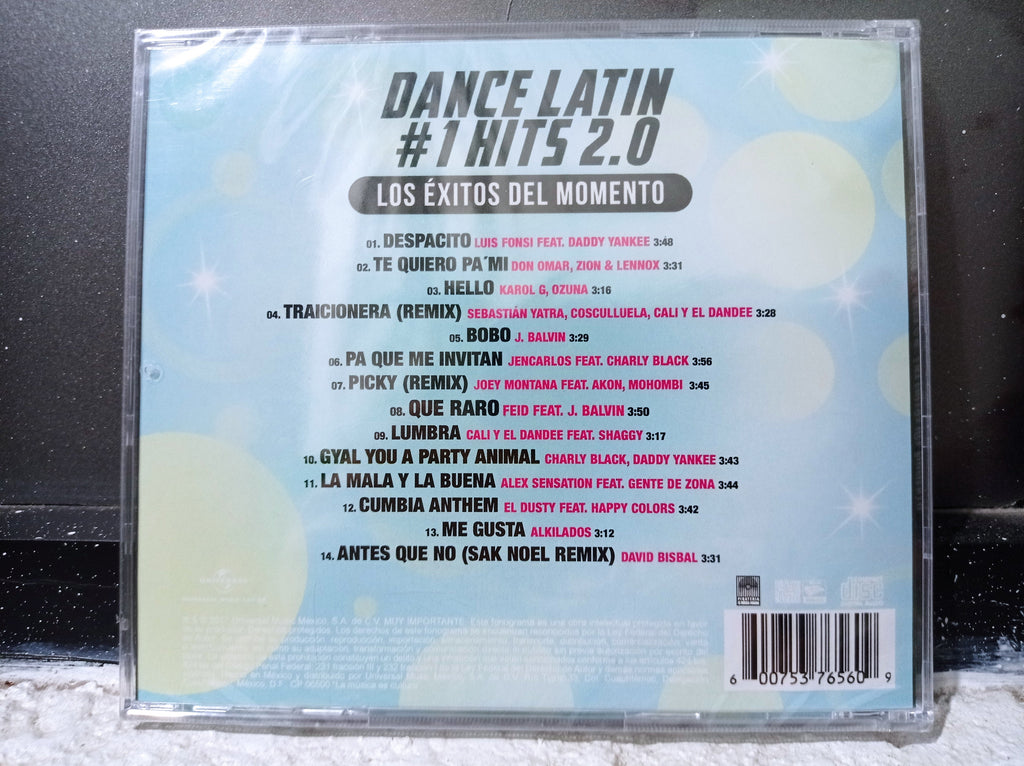 VARIOS DANCE LATIN #1 HITS 2.0 CD ORIGINAL NUEVO SELLADO [NACIONAL]