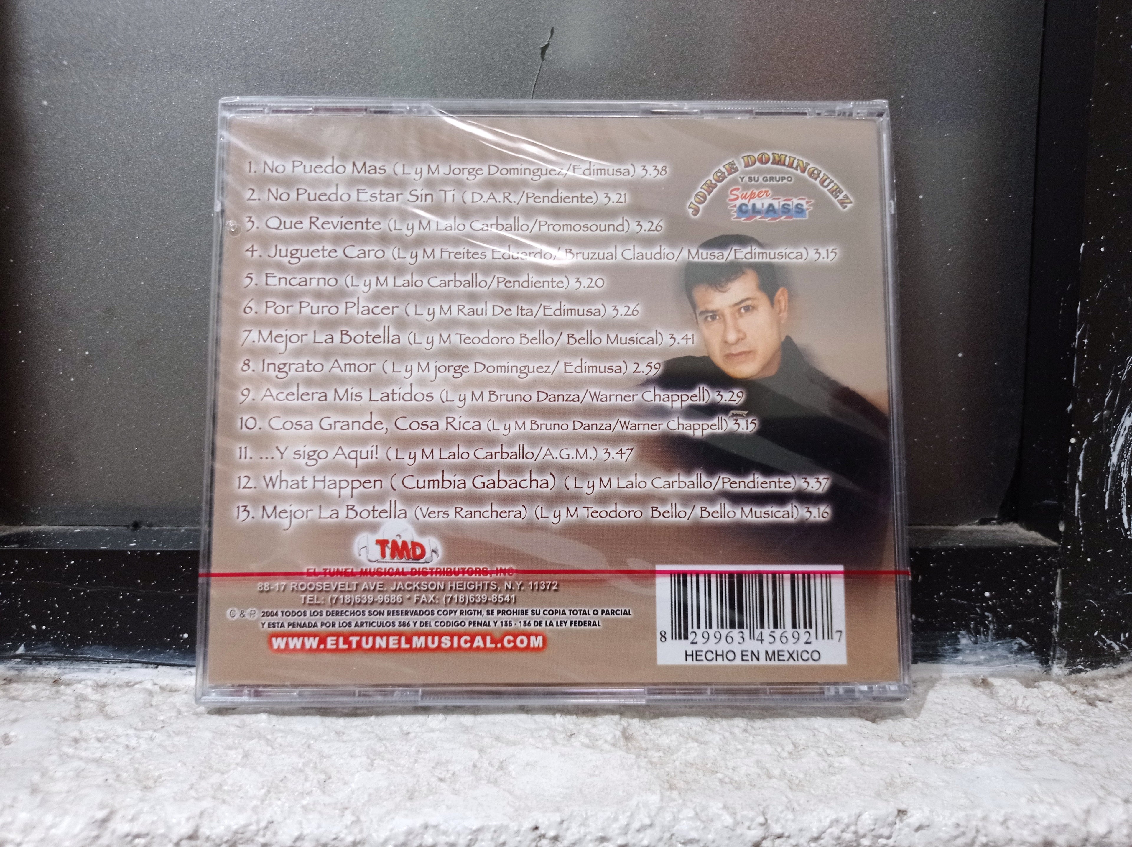 JORGE DOMINGUEZ Y SU GPO SUPER CLASS Y SIGO AQUÍ CD ORIGINAL NUEVO SELLADO [NACIONAL]