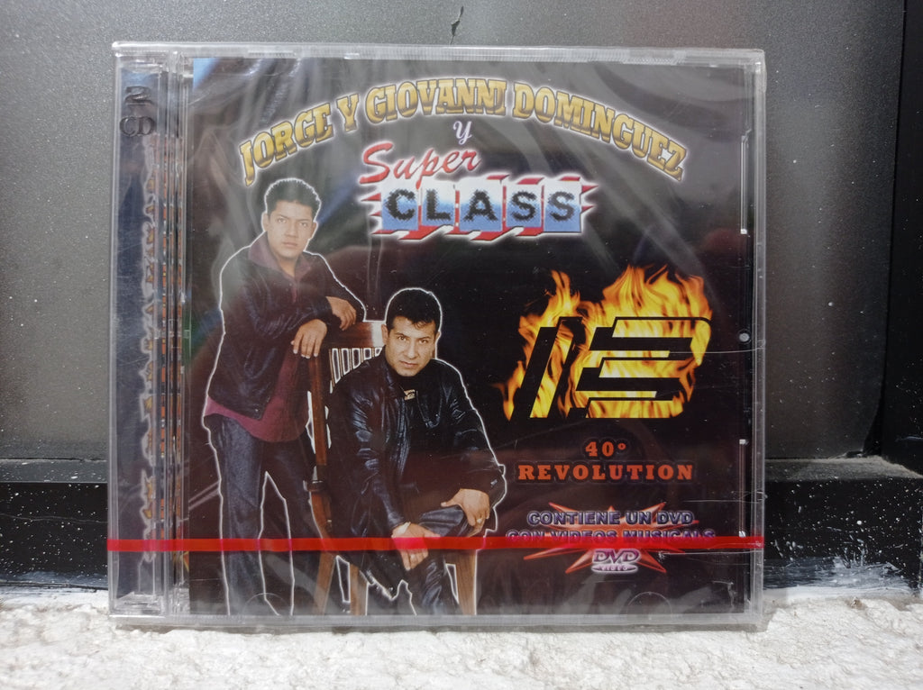 JORGE DOMINGUEZ Y SU GPO SUPER CLASS 40 REVOLUTION CD ORIGINAL NUEVO SELLADO [NACIONAL]