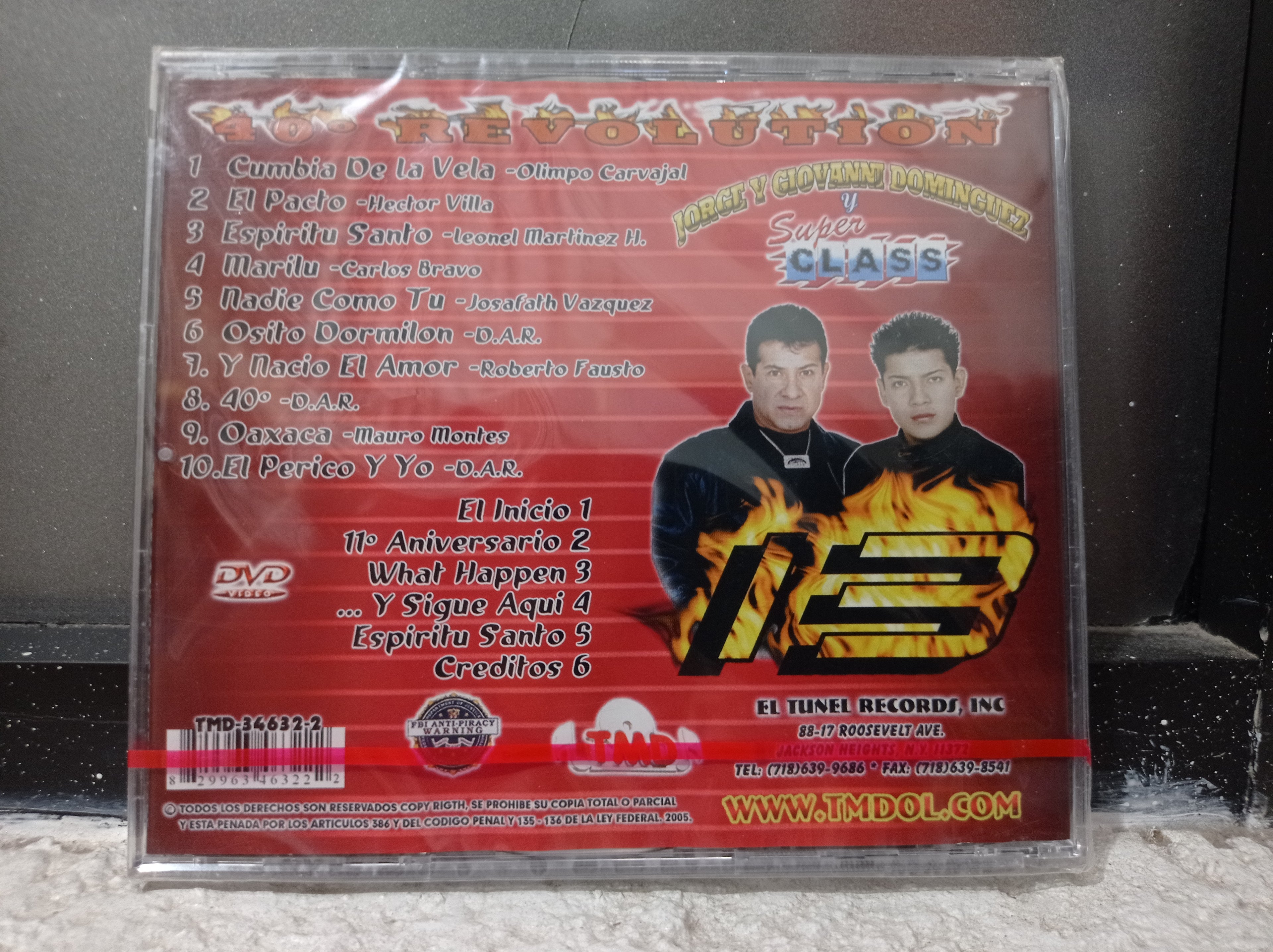 JORGE DOMINGUEZ Y SU GPO SUPER CLASS 40 REVOLUTION CD ORIGINAL NUEVO SELLADO [NACIONAL]