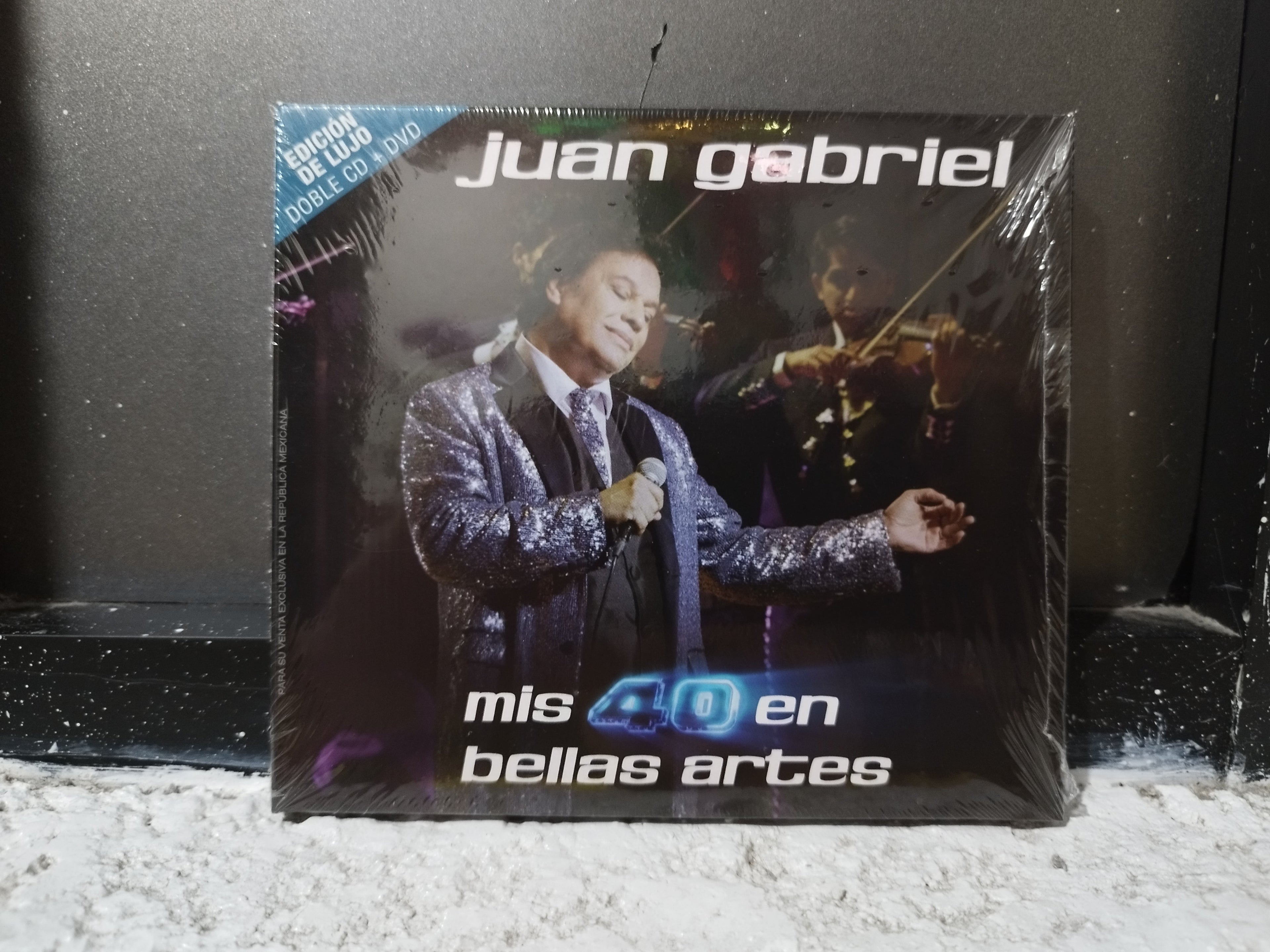JUAN GABRIEL MIS 40 EN BELLAS ARTES 2CD+DVD ORIGINAL NUEVO SELLADO [NACIONAL]