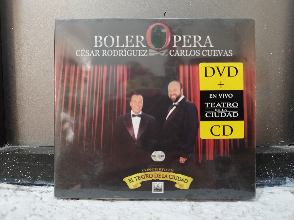 CARLOS CUEVAS CESAR RODRIGUEZ BOLEROPERA CD DVD ORIGINAL NUEVO SELLADO [NACIONAL]