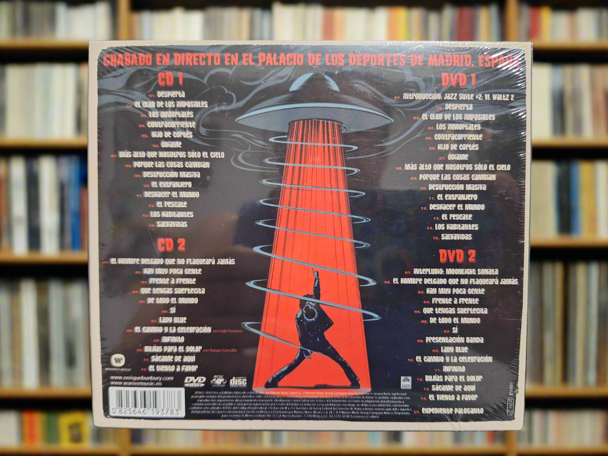 BUNBURY MADRID AREA 51 2CD + 2DVD NUEVO ORIGINAL SELLADO [NACIONAL] [DIGIPACK]