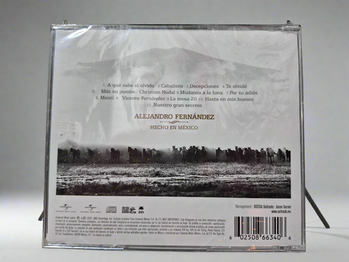 ALEJANDRO FERNANDEZ HECHO EN MEXICO CD ORIGINAL NUEVO SELLADO [NACIONAL]