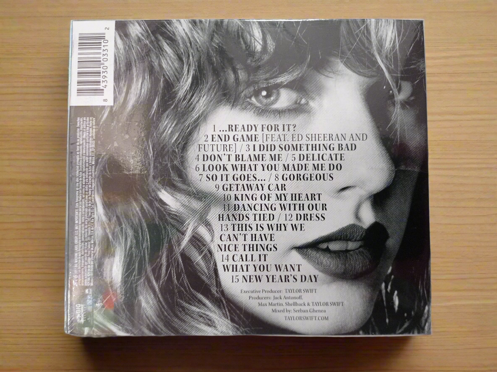 TAYLOR SWIFT REPUTATION CD ORIGINAL NUEVO SELLADO [NACIONAL]