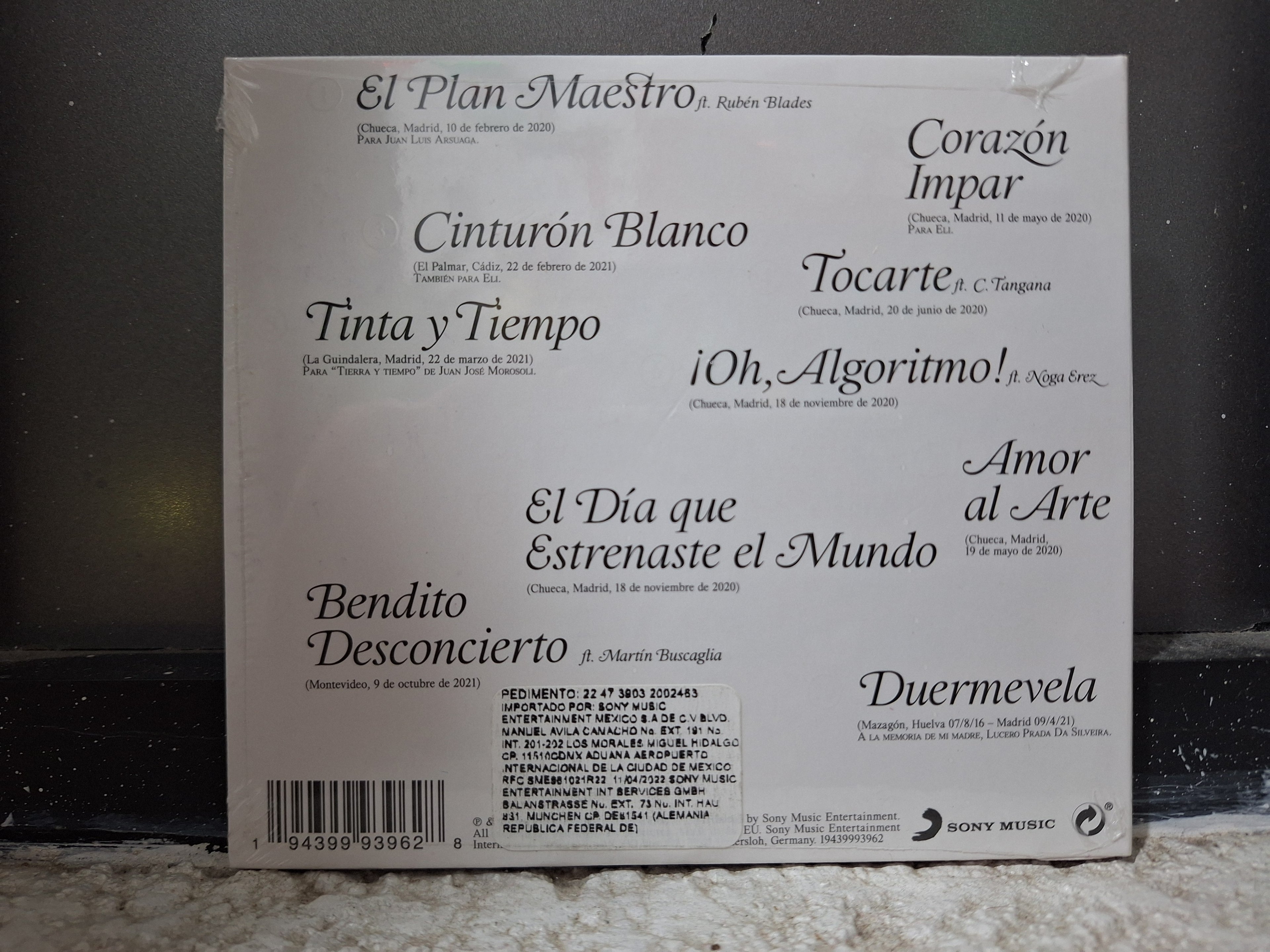 JORGE DREXLER /  TINTA Y TIEMPO