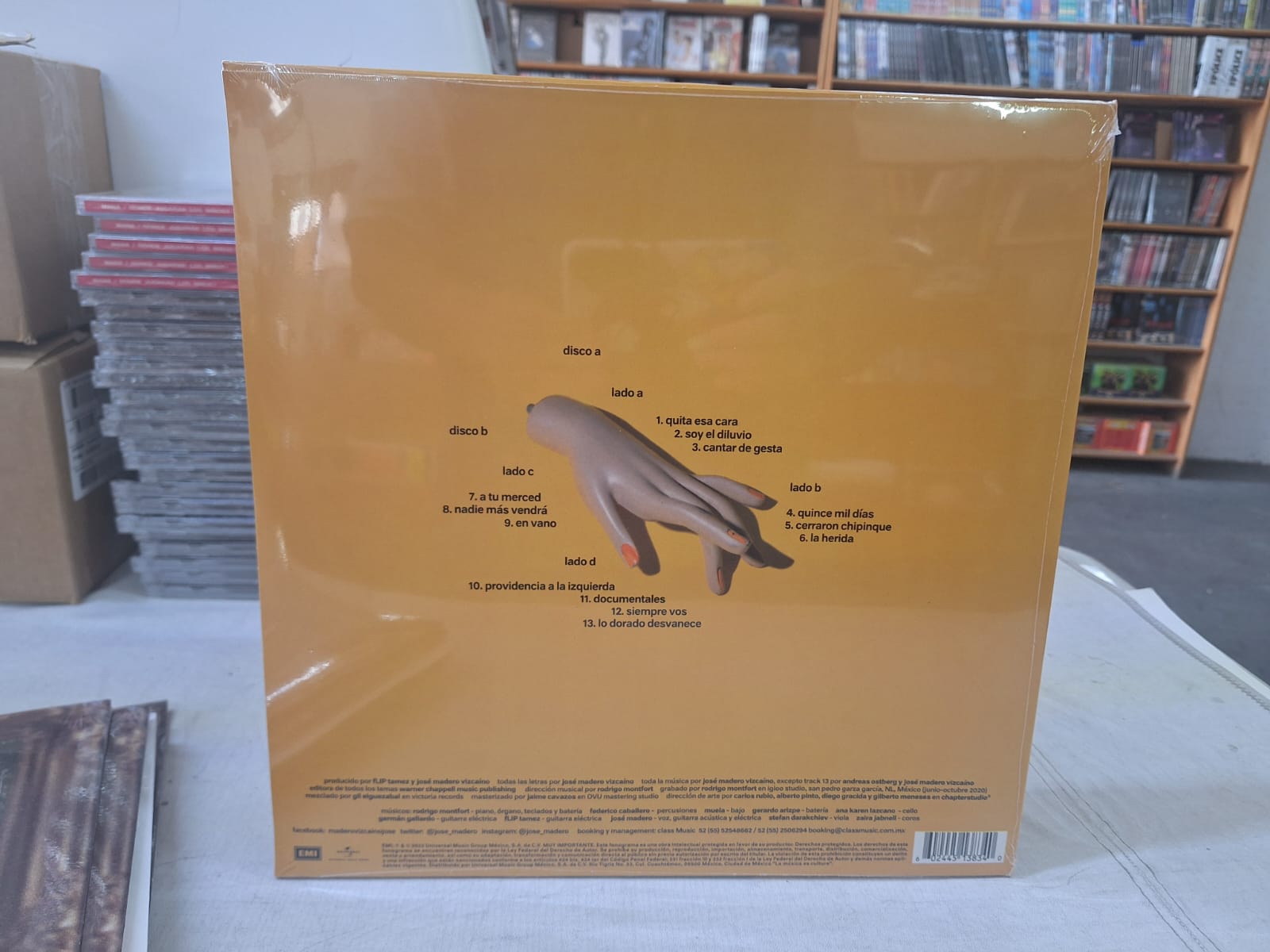 JOSE MADERO GIALLO LP VINYL NUEVO ORIGINAL SELLADO