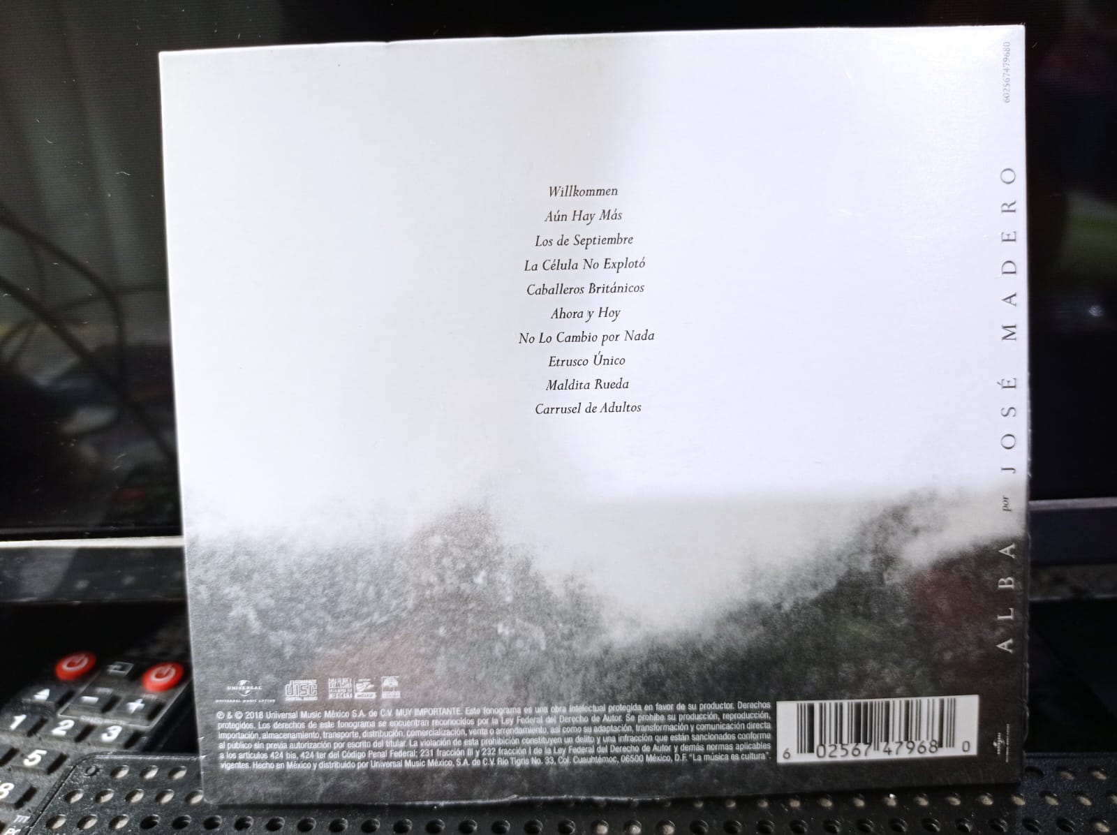 JOSE MADERO ALBA CD NUEVO ORIGINAL SELLADO [NACIONAL] [DIGIPACK]